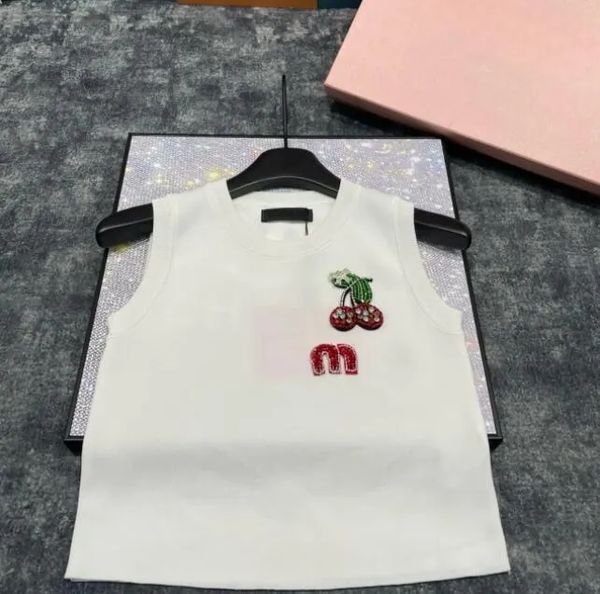 Brand Fashion Women's Tank Top Camis Embroidery Print Slim Vest Daily Casual Clothing - Apparel - chnbuybuy