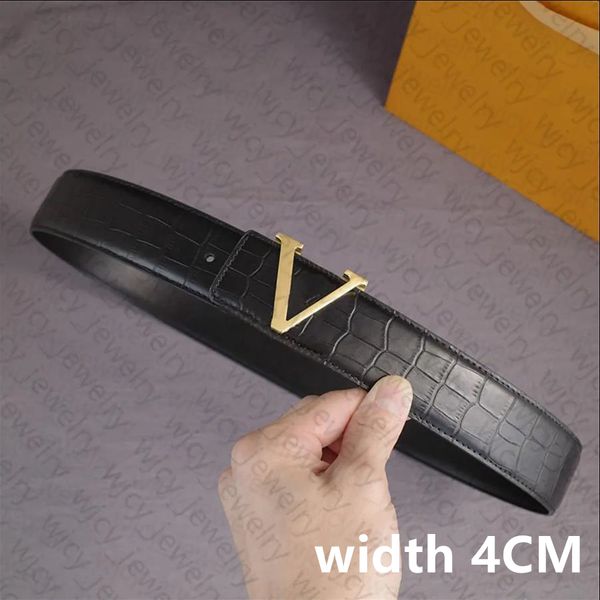 Real Leather Designer Belt Woman Belts Man Smooth Buckle Width 2.5cm & 4.0cm Cowskin Classic Golden Silver Color Letters Design - Fashion Accessories - chnbuybuy