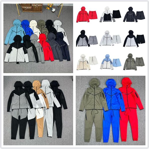 Tech Fleece Mens Womens Hoodies Pants Tracksuits Sports Jackets Space Cotton Trousers Man Tracksuit Bottoms techfleece Man Joggers - Apparel - chnbuybuy