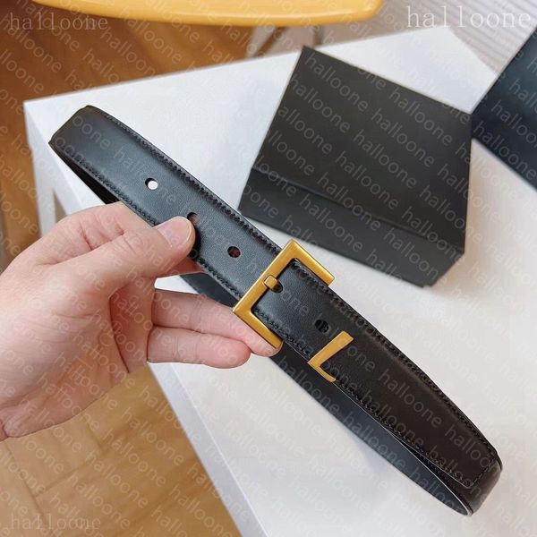 Classic woman belt Mens Width 3.0cm belt For Women With box lady mirror hight quality Luxurys designer belts womens man Gift black white Genuine Leather buckle Belt - Fashion Accessories - chnbuybuy