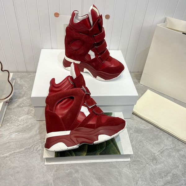 Designer women sneakers stylish high top suede wedge sneakers women platform casual shoes 829 - Bags, Shoes & Accs - chnbuybuy