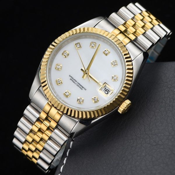 ZDR Couples Watches 28/31/36/41MM Size Stainless steel strap Japanese Quartz movement Wristwatches Super Luminous Women Men Watch Gifts