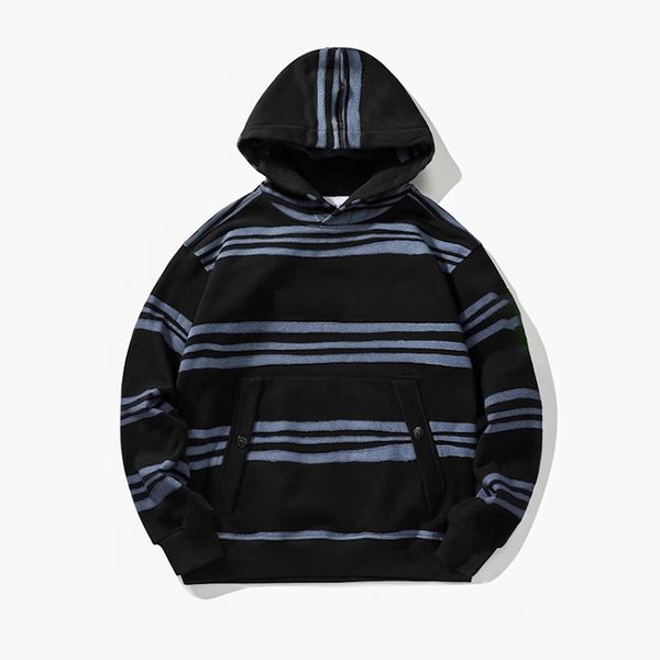Topstoney Designer Hoodies Spring Mens Striped Hoodie Cotton Super Large Hoodie Long Sleeve Street Clothing Fashion Top Jumper - Apparel - chnbuybuy