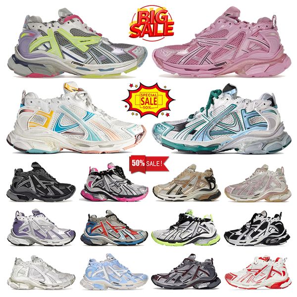 designer shoes runner sneakers Track Casual 7.0 7.5 For Men Women Luxury Sneaker Hiking Shoes Dark Grey Black Silver Pink White Red Platform Paris Shoe Size 35-46 - Shoes & Accessories - chnbuybuy